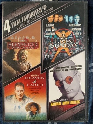 4 Film Favorites: Oliver Stone Collection (2-DVD Set, Region 1) Very Good!