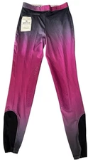 New Ridetex Pink Horse Riding Tights Leggings Pants S Total Movement New W/tags