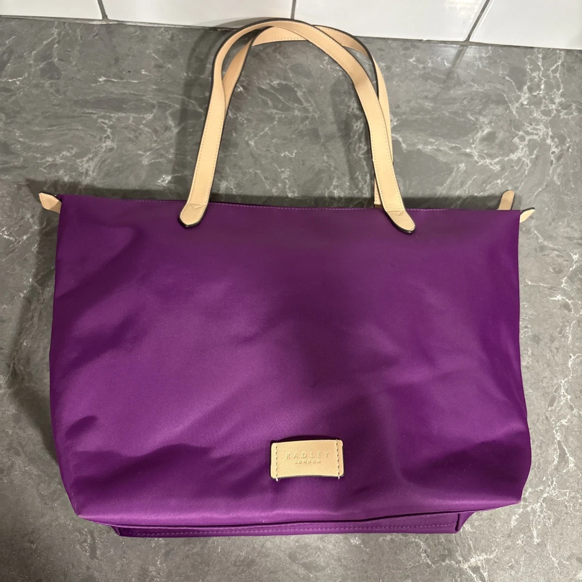 Radley Zip Large Bags & Handbags for Women for sale | eBay Radley London Pocket Essentials Large Zip Top Shoulder Tote Bag Pink Tan Nylon main image 0