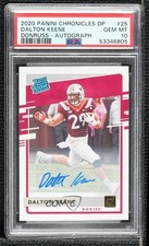 2020 Chronicles Draft Picks Donruss Rated Rookies Dalton Keene PSA 10 Auto n0c