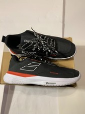 BABOLAT SFX EVO ALL COURT TENNIS SHOES MENS 12 BLACK FIESTA RED  30S24555-2042