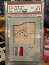  1/1  Shohei Ohtani -AUTOGRAPH /PATCH/BAT- RARE 🔥 2019 Panini Immaculate