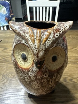 Owl Vase Ceramic Planter Elegant Expressions Hosley Int'l Inc. Gorgeous