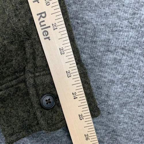 Flint and Tinder Jacket Men Small Boiled Wool Station Huckberry Olive Green image 12