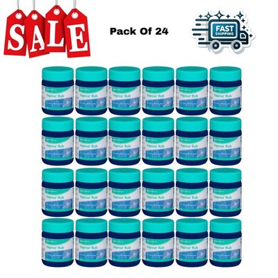 24x Bells Vapour Rub 50g - Chest Rub for Husten, Cold & Nasen Relief - UK Seller