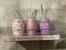 Taylor Swift Insp Pop Star 3 oz. Stainless Double Wall Mini Tumbler Set (3 Pack)