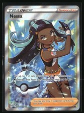 Nessa TG27 Lost Origin Trainer Gallery Ultra Rare Full Art Pokemon TCG Card NM