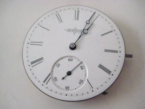 Antique Elgin Watch Co. Jeweled Antique Pocket Watch Movement Good Running