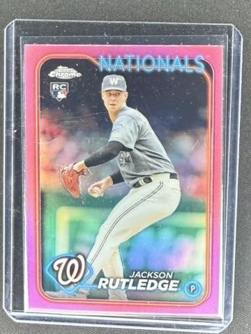 Jackson Rutledge Topps 2024 Topps Chrome #42 Jackson Rutledge Pink Refractors | eBay