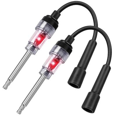 2pcs 6-12V Car Spark Plug Tester Coil Ignition System Auto Diagnostic Test Tool