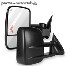 Tow Mirrors Power Heated Signal Light Pair For 03-07 Chevy Gmc 15002500hd3500
