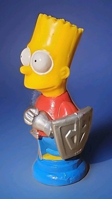 Bart (Pawn) Simpsons 3D Chess Replacement Piece Blue Base Red Shirt 1992