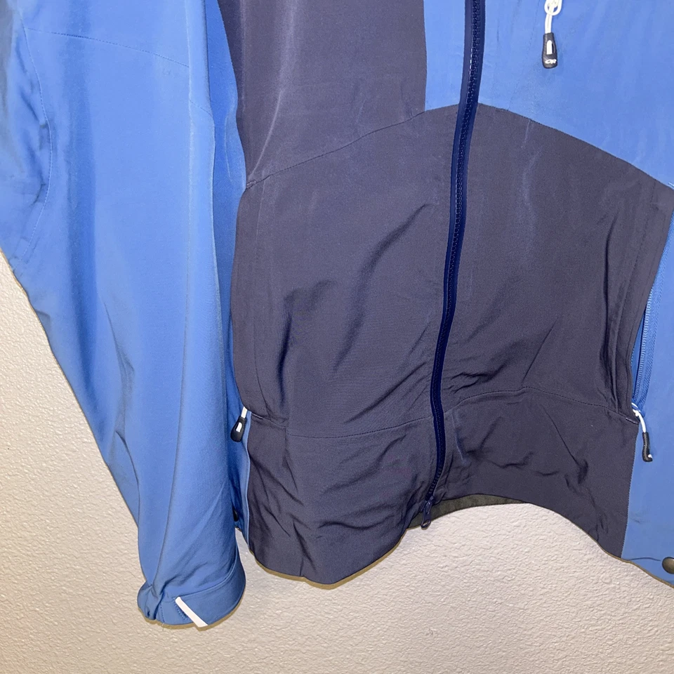 Chaqueta Outdoor Research Skyward II para mujer grande cremallera completa Ascent Shell azul gris Foto 3 de 4