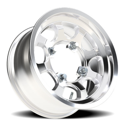 Vision Wheel 351 Flow 15x6 4x136 50mm Machined 351-156136ACMF55
