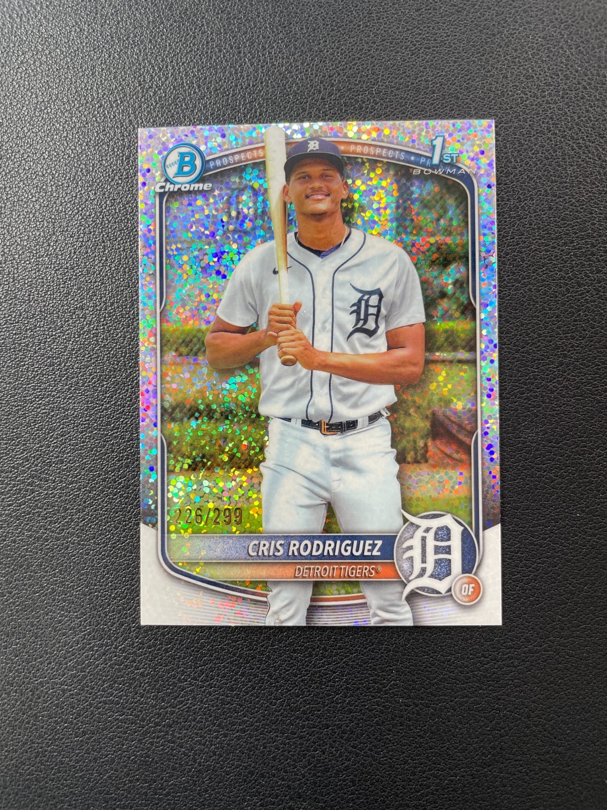 2025 Bowman Chrome #BCP-250 Cris Rodriguez 1st Speckle Refractor 226/299 BJWMS