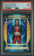 Cason Wallace 2023-24 Panini Photogenic Rookie Focus Gold /10  RC Thunder #13