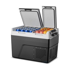 12 Volt Refrigerator Car Fridge - 61QT(58L) Dual Zone Electric Cooler, Car Re...