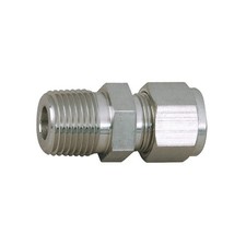 PARKER 4MSC8R-316 Connect,316 SS,A-LOKxMale BSPP,1/4x1/2In 4CXV6