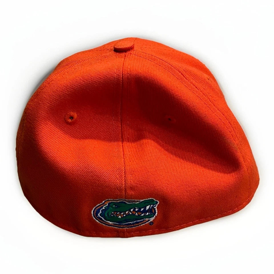 Gorra ajustada New Era 59FIFTY Florida Gators NCAA ala azul naranja talla 7 1/4 Foto 4 de 4