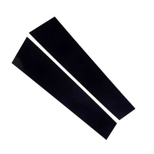 Glossy Black Pillar Posts Door Window Trim 6Pc For Hyundai Elantra 2021 22-2023 - Picture 9 of 11