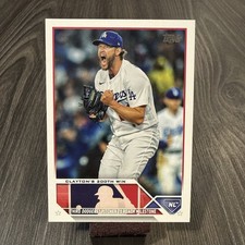 Clayton's 200th Win 2023 Topps Update Checklist  #US202 Dodgers Clayton Kershaw
