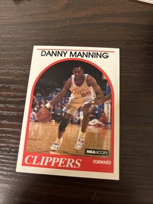1989 HOOPS Danny Manning Rookie RC Clippers #138 Raw Great Shape