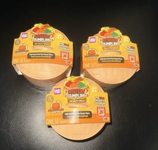 New Sealed Lot 3 RMS Mystery Glitter Pumpkin Dumpling Series 4 Halloween Squishy