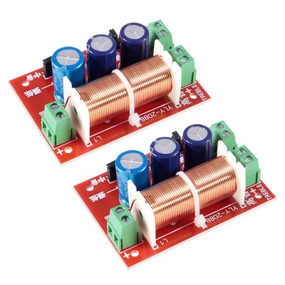 2pcs 400W Adjustable Multi Speaker Treble/Bass 2 Unit Audio Frequency Divider...