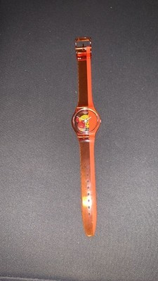 Swatch Sistem51 Mechanical Skeleton Orange    Top Zustand!