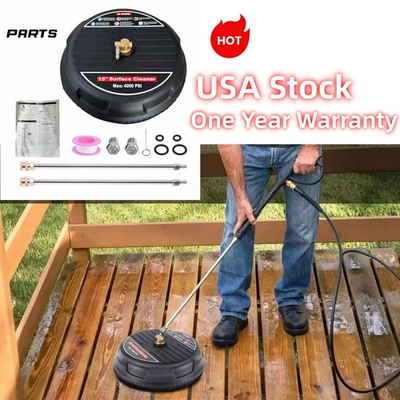 #ad 15quot; Pressure Washer Surface Cleaner 4200PSI Power Washer 8GPM for Deck Patio $109.10