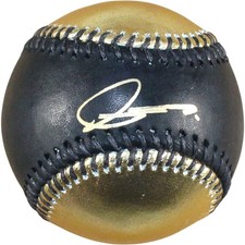 Shota Imanaga Autographed Chicago Cubs OML Black Gold Baseball Fanatics 54544