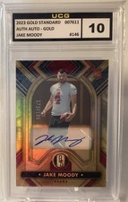 2023 PANINI GOLD STANDARD #146 JAKE MOODY RC AUTO GOLD /199 49ERS UCG 10 GEM🔥