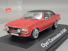 Modellautos 1:43 Schuco Opel Commodore B GS/E mit Vitrine