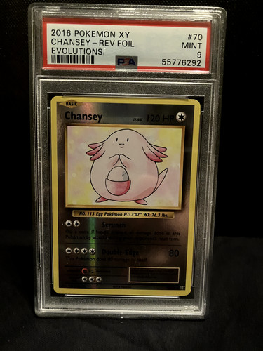 Chansey graded PSA 9 for sale on eBay