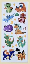 Dinosaurs Kids. Sticker sheet.