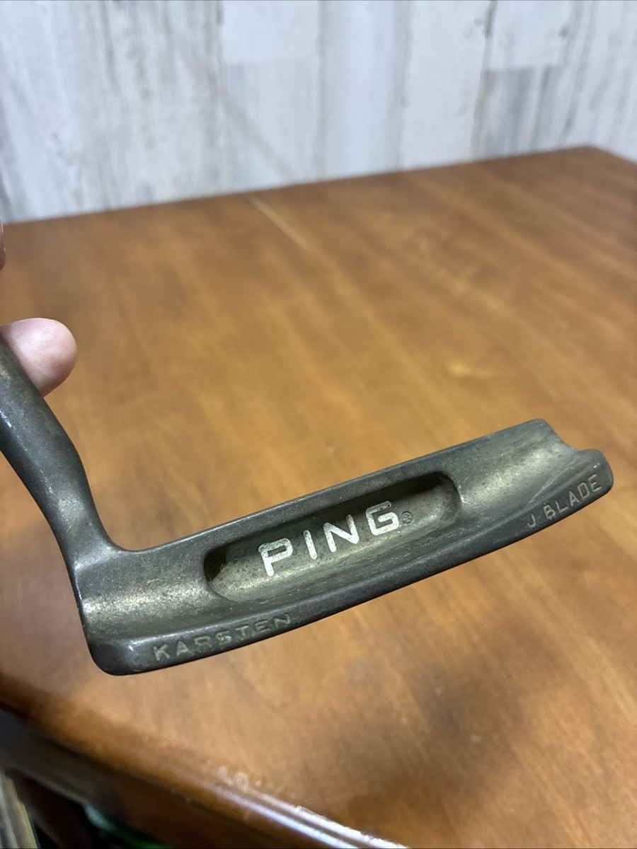 Vintage Ping By Karsten Manganese Bronze J Blade Putter Right