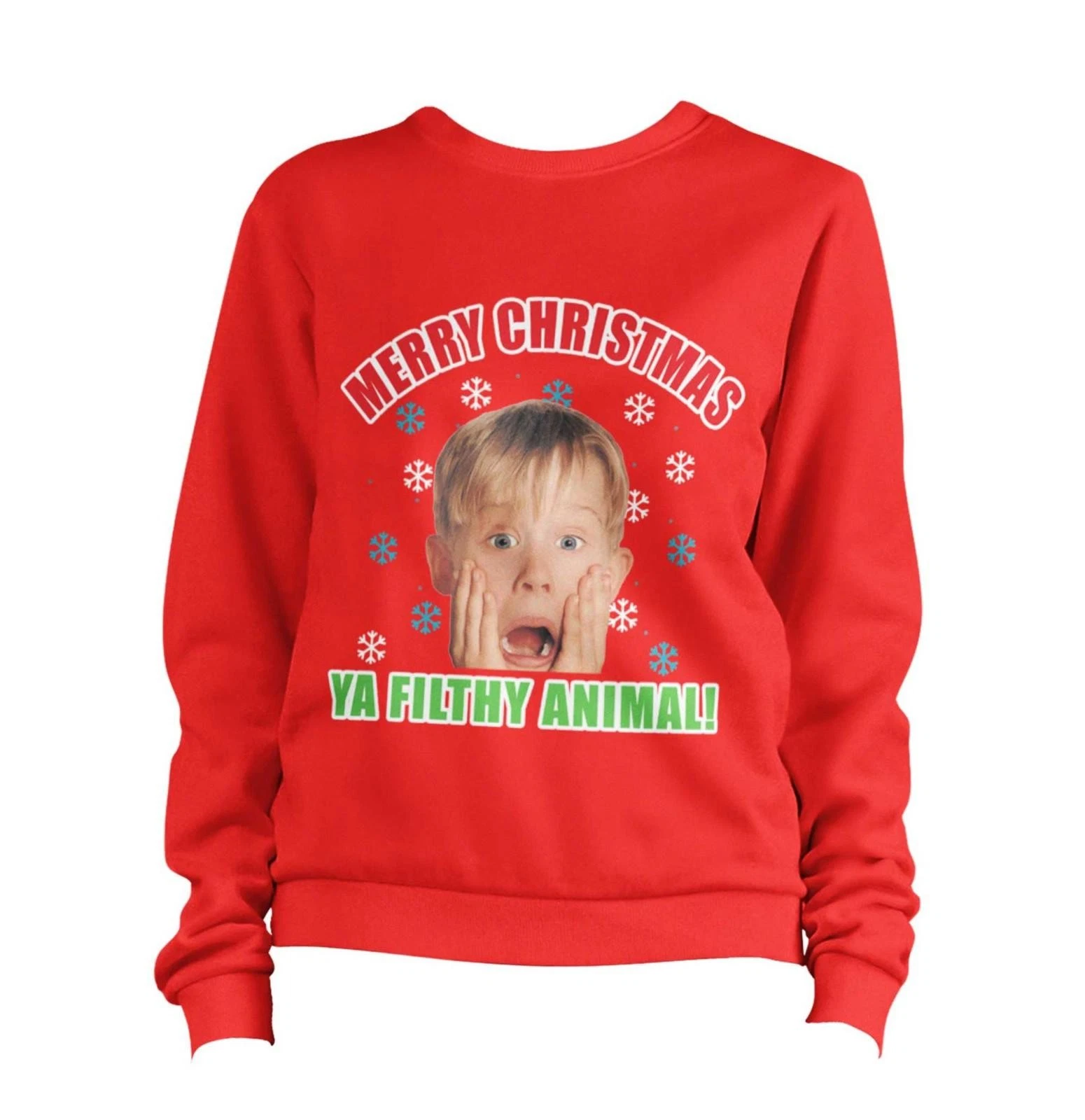 Merry Christmas Ya Filthy Animal Sweater Jumper Pullover Festive Xmas Gift