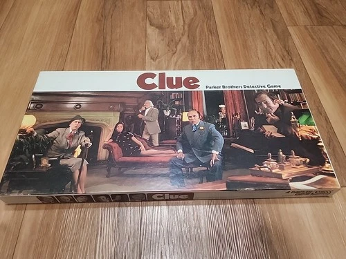Vintage 1972 Clue Board Game by Parker Brothers, 100% COMPLETE