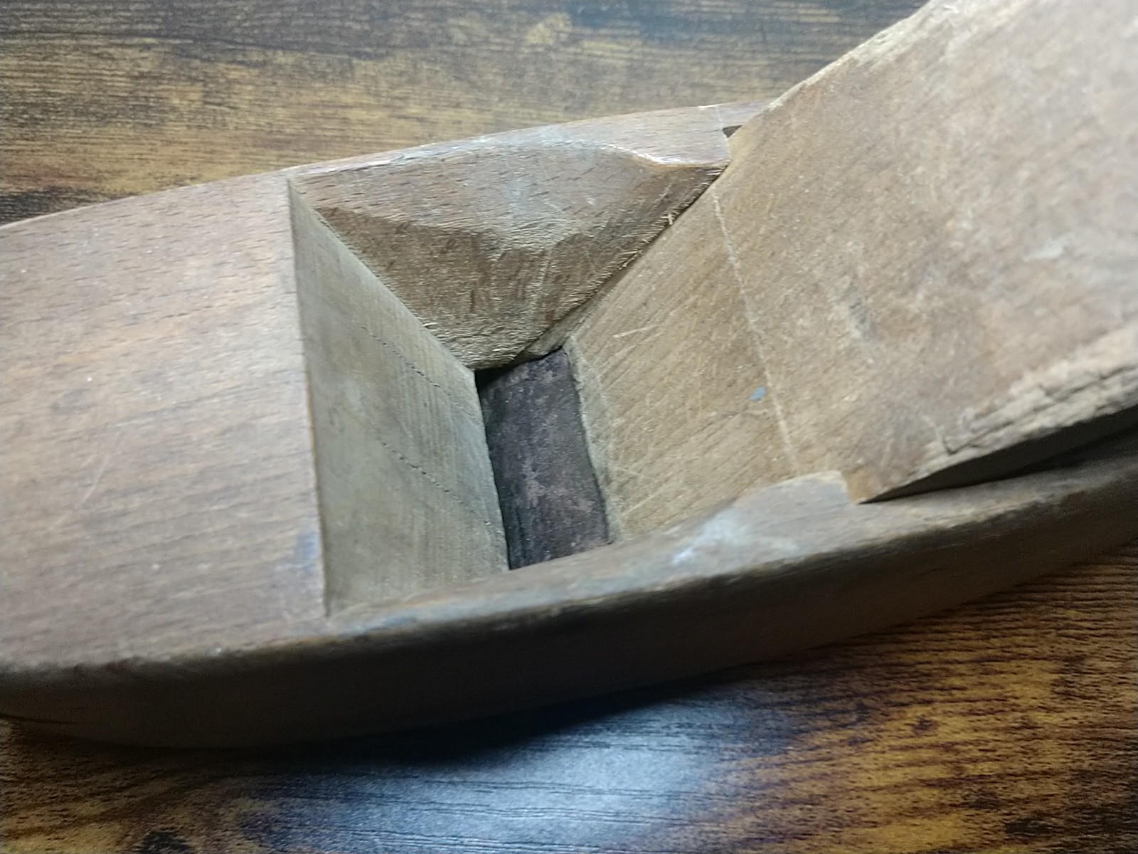 Auburn Tool Co THISTLE BRAND 8" COFFIN WOOD BLOCK PLANE - 2" BLADE  - AUBURN, NY