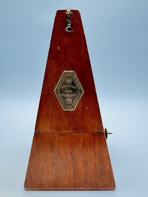 Altes Metronom MAËLZEL Paris aus Holz ca. 1830-1850er Jahre funktionsfähig