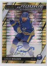 2024-25 O-Pee-Chee Platinum Seismic Gold 23/25 Lukas Rousek #R-LR Auto 16fy