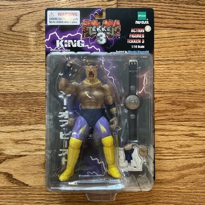 Epoch 1999 Tekken 3 Hiroki Hayashi KING Rare  7''Action Figure Sealed NIB