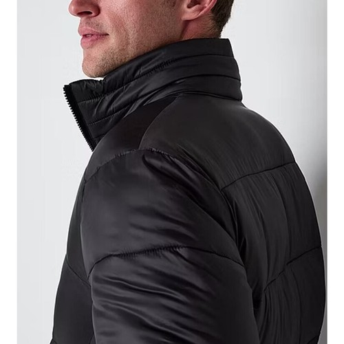 St. John s Bay Men's Water Resistant Midweight Puffer Jacket in Black XL $100 - Picture 2 of 6