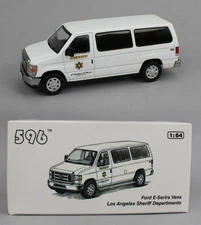 1:64 *596 DIECAST* Los Angeles Sheriff Department Ford E350 E-Series Van *NIB*