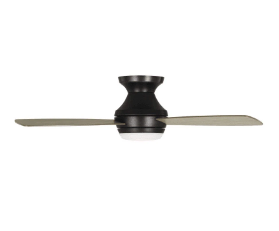 Monte Carlo Ikon 44" 3 Blade LED Ceiling Fan w/Remote 3IKR44AGPD, Aged Pewter - Image 2 of 3