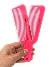 Krest 9001 Clipper XL Flat Top Comb Blending Hair Cutting Barber Stylist 2p