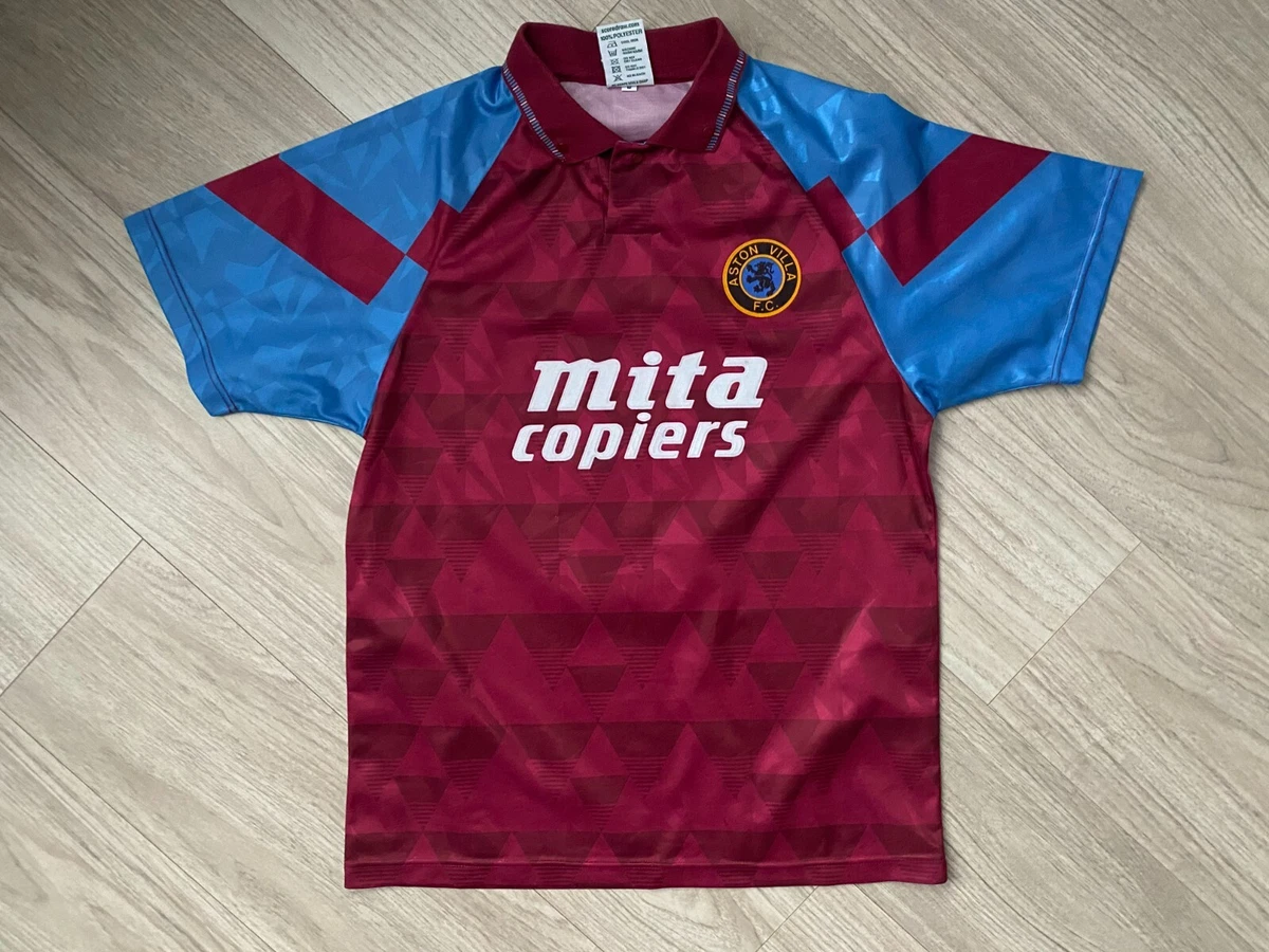 aston villa mita copiers shirt