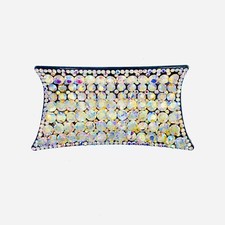 HANDMADE RECTANGLE HAIR CLAW JAW CLIP RHINESTONE CRYSTAL ELEGANT MULTI COLOR AB