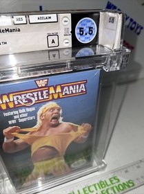 WWF WrestleMania NES Nintendo sigillato in fabbrica! WATA Grado 5.5 🔥 🔥