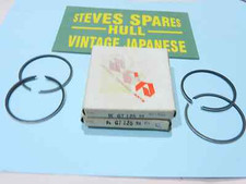 SUZUKI GT125 Twin ,0.50 o/s  GENUINE , PISTON RING SETS, 2of , 12140-36232-050